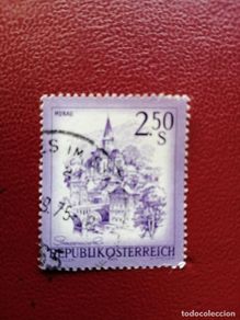 Stamps: AUSTRIA - VALOR FACIAL 2,50 S - AÑO 1974 - CIUDAD DE MURAU - YV 1271 - MI 1441